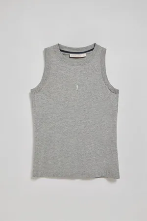 Polo Club® Basic top in met ronde hals en geborduurd Rigby Go-logo