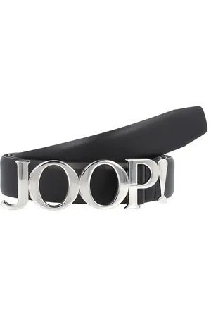 JOOP! Riem leer - Dames - 80 cm - black-silver