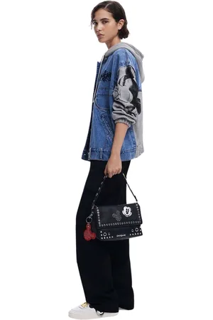 Desigual Schoudertas Mickey Rock Venecia Across Body Bag Zwart