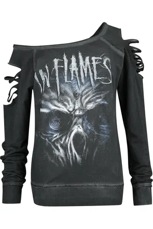 IN FLAMES Ghost Sweatshirts M Katoen Dames - Band merch, Bands
