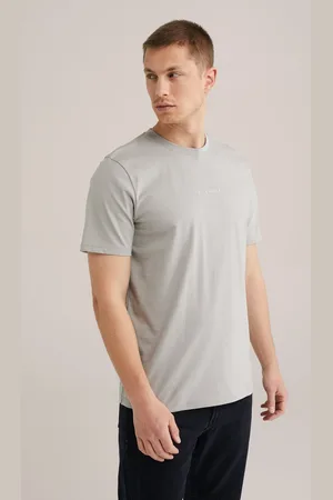 WE Fashion Heren T-shirt met opdruk