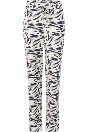 ZOSO Broek Chantal 252 0008-0007 Navy/sand Dames