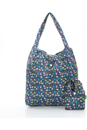 eco Shopper Tas Bloem Gerecycleerde Nylon Opvouwbaar Waterdicht 56 x 38 x 10 cm
