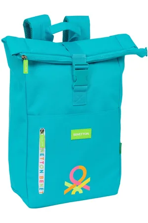 Benetton Casual Rugtas Summer Blauw