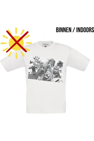 B and C Magic By Sun - T-shirt Selfie Afrika - Solar T-shirt - de print verkleurd door de zon