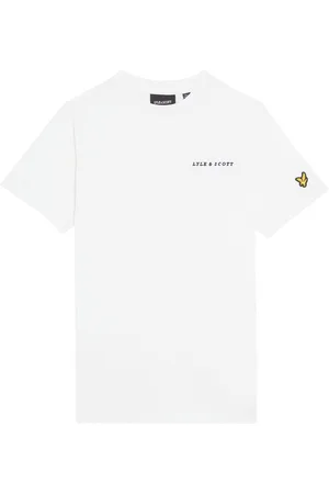 Lyle & Scott Zomer t-shirt jongens - - Script embroidery