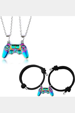 Bixorp Friends Vriendschapsketting + Armband voor 2 - BFF Sieraden set - Koppel Cadeau
