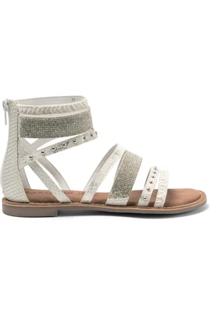 Lazamani Elina Dames Sandalen White