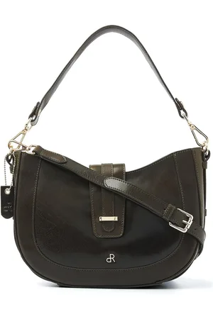 dR Amsterdam Schoudertas | Schoudertas dames | Crossbody tas dames | Handtassen dames | Leren schoudertas | Milan - 283768 Green