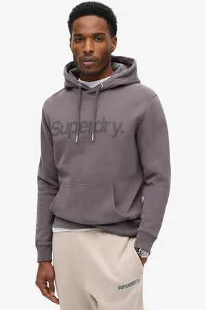 Superdry Core Logo City hoodie met losse pasvorm - Heren - Hoodies