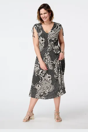 MS Mode Jurk Midi jurk met paisley print