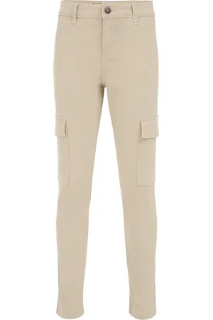 WE Fashion Jongens slim fit cargobroek