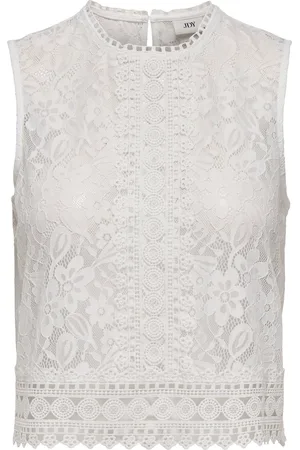JDY MALOU S/L LACE TOP JRS - Dames - Blouses