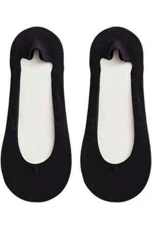 Merkloos 5 paar dames Ice Silk siliconen comfort onzichtbare sokken - zomer dunne katoenen Ice Silk siliconen antislip gevoerde bootsokken ademende sokken - ultra lage sokken - onzichtbare buffersokken - sokken met hoge hak