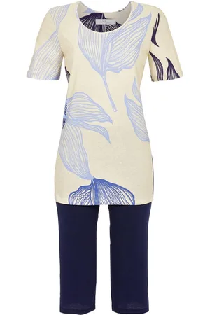 Ringella Pyjama blauwe bladeren -
