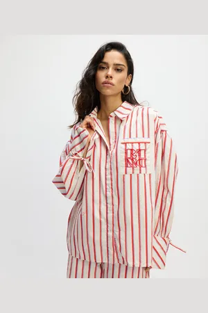Refined Department Woven Blouse With Strings Lara