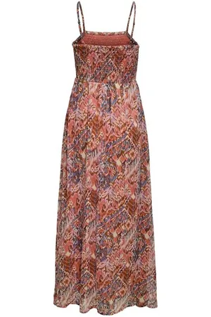 ONLY ONLELENA VIKKI LIFE STRAP ANK DRESS WVN - Dames - Maxi jurken