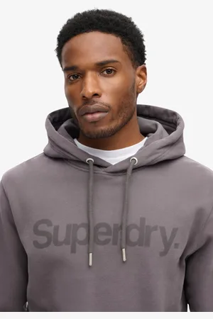 Superdry Core Logo City hoodie met losse pasvorm - Heren - Hoodies