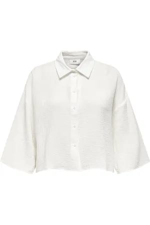JDY THEIS LIFE 3/4 CROP SHIRT WVN NOOS - Dames - Blouses