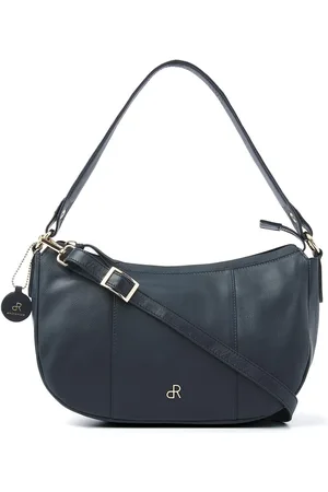 dR Amsterdam Schoudertas | Schoudertas dames | Crossbody tas dames | Handtassen dames | Leren schoudertas | Faggio - 903776 Blue