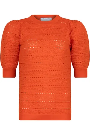 lofty manner T-shirt Top Sumaya Pb06 1 350 Orange Dames