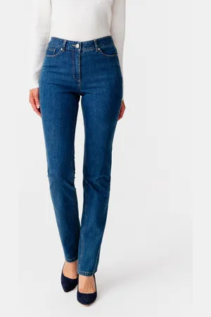 Damart 5-pocketjeans platte buik Perfect Fit by ® Recht model - Vrouwen - - 52