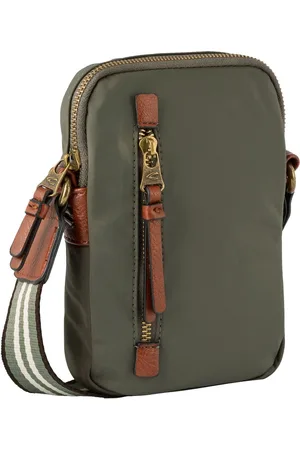 Camel Active Telefoontasje Schoudertas Bari Mobile Phone Case Olijfgroen