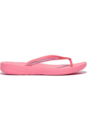 FitFlop Iqushion Ombre Sparkle Flip-Flops - Slippers - Vrouwen - Rozeperfect/Pop Orange