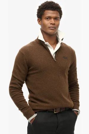 Superdry Essential Knit Henley Trui Heren