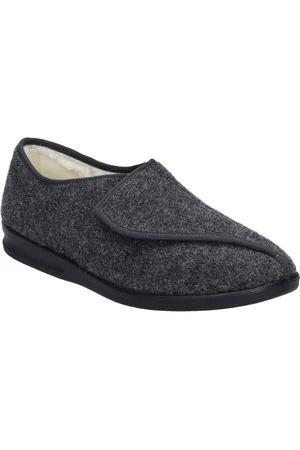 Josef Seibel Belfort 85 W | Hausschuh für Herren | Grau