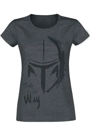 STAR WARS The Mandalorian - This Is The Way T-shirt antraciet S Dames