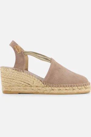Toni Pons Tremp Dames Espadrilles op sleehak - Beige