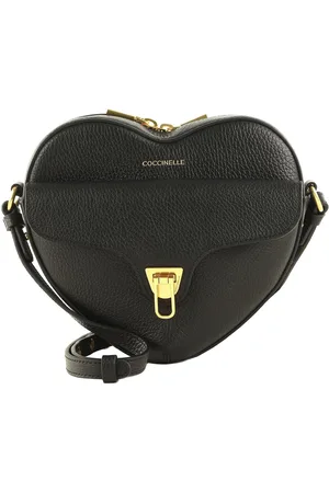 Coccinelle Leren Schoudertas Beat Soft Crossbody Bag Zwart