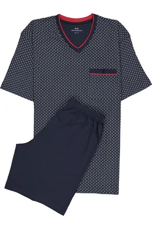 Götzburg Gotzburg heren shortama - met rood en wit dessin