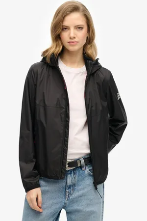 Superdry Hooded Logo Windbreaker Jas Dames