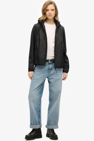 Superdry Hooded Logo Windbreaker Jas Dames