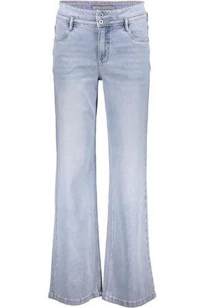 Geisha Jeans Jeans Met Strass Steentjes 51044 10 Heavy Bleached Denim Dames