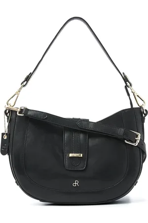 dR Amsterdam Schoudertas | Schoudertas dames | Crossbody tas dames | Handtassen dames | Leren schoudertas | Milan - 283768 Black