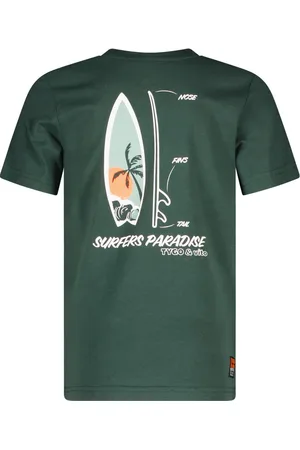TYGO & vito TYGO&vito jongens kids T-shirt T-shirt Dylan Storm Green