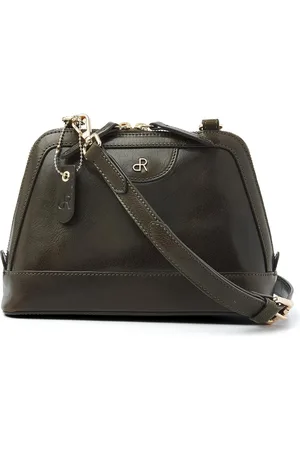 dR Amsterdam Schoudertas | Schoudertas dames | Crossbody tas dames | Handtassen dames | Leren schoudertas | Milan - 283771 Green