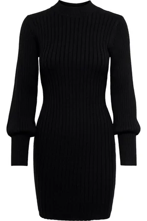 JDY MAGDA L/S VOLUME SLEEVE DRESS KNT Dames Jurk