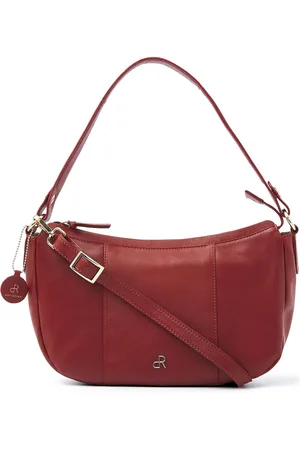 dR Amsterdam Schoudertas | Schoudertas dames | Crossbody tas dames | Handtassen dames | Leren schoudertas | Faggio - 903776 Red