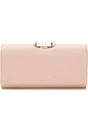 Ted Baker Dames drukknop portemonnee Leer