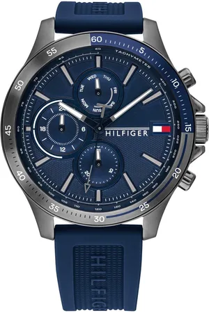 Tommy Hilfiger TH1791721 Horloge - Siliconen - Blauw - Ø 46 mm