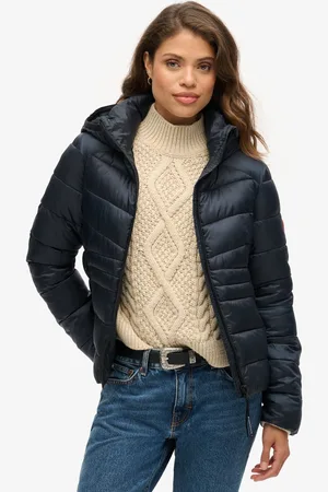 Superdry HOODED FUJI QUILT PADDED JKT Dames Jas