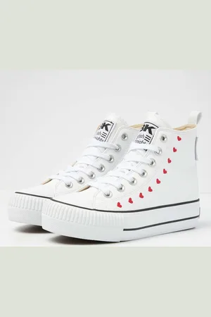 British Knights KAYA MID Dames sneakers hoog - Wit - maat 36