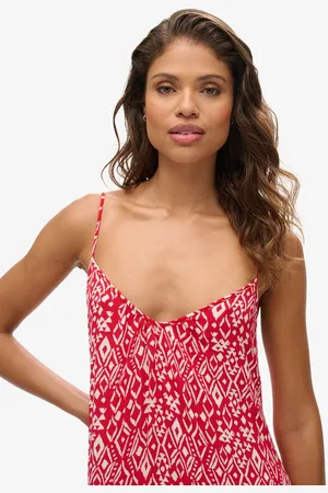 Superdry Lange cami-jurk - Dames - Jurken