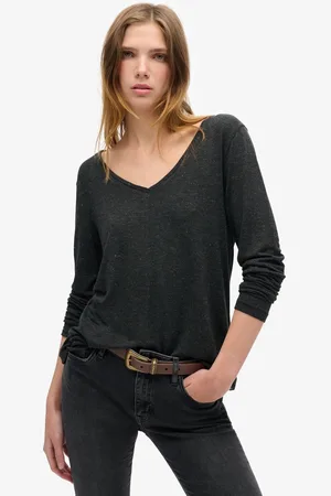 Superdry W6012097a T-shirt Met Lange Mouwen M Vrouw