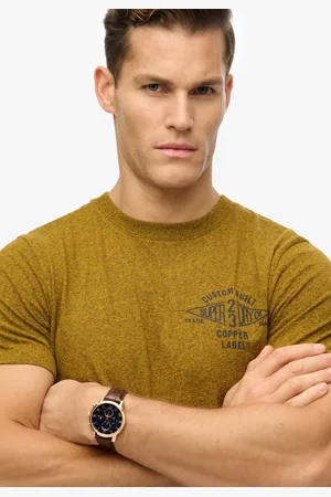 Superdry Copper Label Relaxed T-shirt Met Korte Mouwen Bruin 3XL Man