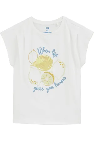 WE Fashion Meisjes singlet met embroidery